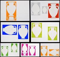 7 Jo Baer Screenprints, Amphora Frieze Suite, Signed - Sold for $1,500 on 05-02-2020 (Lot 262).jpg